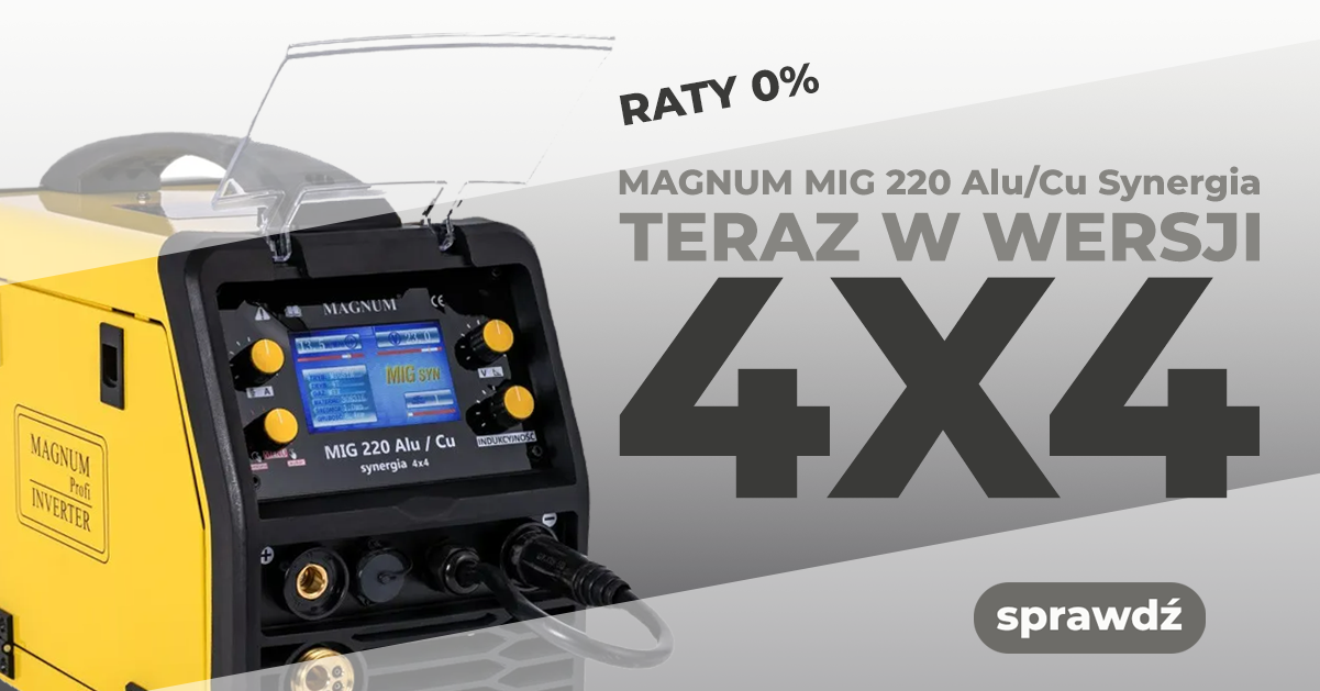 Magnum MIG 220 Alu/Cu Synergia 4x4